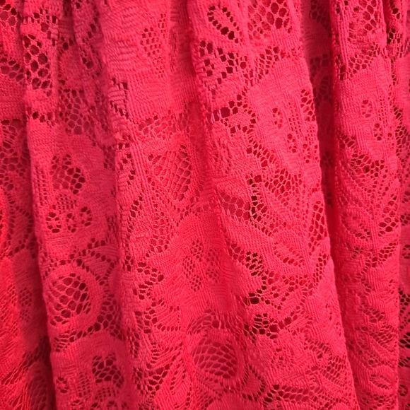 London Times cranberry lace dress. 8 - Picture 3 of 3